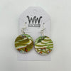 Rice Paddy Circle Dangle Earrings
