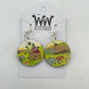 Farmland Circle Dangle Earrings