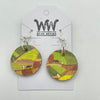 Fields Circle Dangle Earrings
