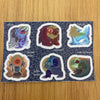 Cryptid Sticker Sheet