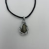 Wire Wrapped Necklace - Small Gray Stone