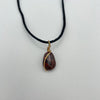 Wire Wrapped Necklace - Small Red Stone