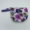 Zipper Pansy Pouch