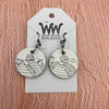 Smoking Tire Man Earrings