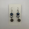 Black Beaded Earrings