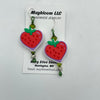 Strawberry Heart Earrings