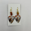 Autumn Cat Guitar Pick Earrings