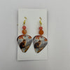 Autumn Cat Guitar Pick Earrings
