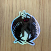Mothman Creepy Cryptid Monster Sticker
