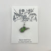 WV Green & White Queen Anne's Lace Necklace