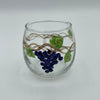 Hand Painted Glass Candle Cups