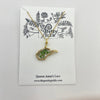 WV Green & White Queen Anne's Lace Necklace