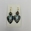 Geometric Marble Guitar Pick Earrings