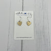 Bronze Heart Earrings