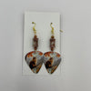Autumn Cat Guitar Pick Earrings