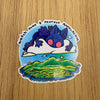 Mothman Over Appalachia Sticker