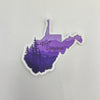 Purple West Virginia Sticker