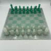 Iridescent Green Chess Board