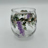 Hand Painted Glass Candle Cups