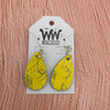 Yellow Architecture Earrings