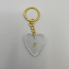 Clear Heart Keychain
