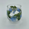 Hand Painted Glass Candle Cups