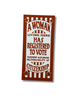 Woman Registered Sticker