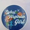 West Virginia Girl Blue Sticker