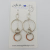 Dangly Silver Earrings with rings