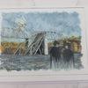 Mothman Bridge Collapse Art Print