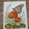 Monarch & Mushroom Print 5x7