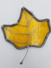 Yellow Maple Leaf Stained Glass