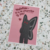 Mothman Attraction Valentines Card