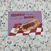 Frankly Hotdog Valentines Card