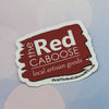 Red Caboose Sticker
