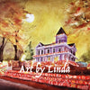 Pumpkin House Art Print
