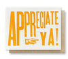 Appreciate Ya! Card