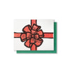 Big Red Bow Card