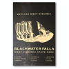 Blackwater Falls Letterpress Art Print 12 x 18