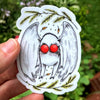 Ghost Mothman Sticker