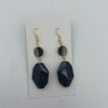 Black Gem Earrings