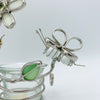 Yellow Flower and Bee Votive Holder