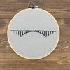Hand Embroidered New River Gorge Bridge Wall-hanging