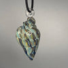 Conch-Shaped Glass Necklace