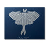 Luna Moth Letterpress Print 8x10