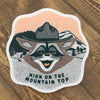 High on the Mountain Top Sticker