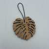 Tropical Leaf Wood Ornament