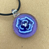 Blue & White Floral Glass Necklace III