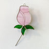 Stained Glass Pink Rose