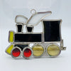 Train Engine Stained Glass Suncatcher